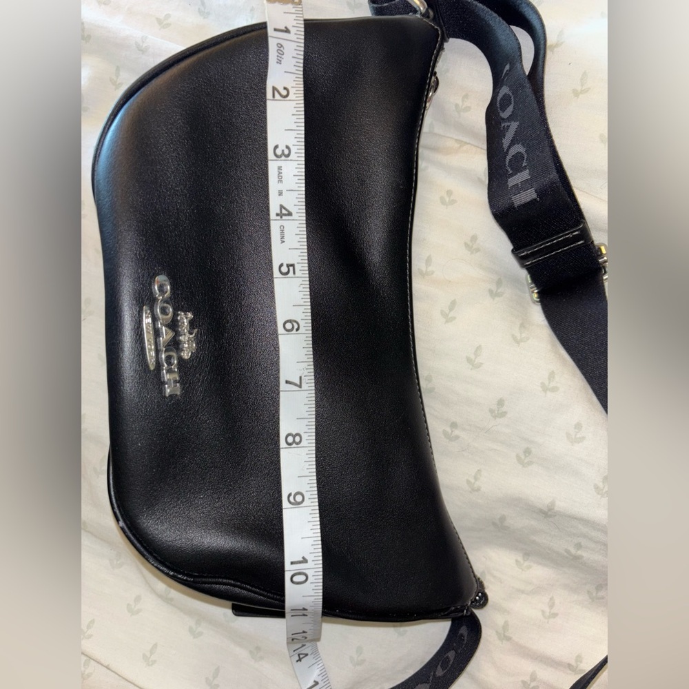Coach Black Leather Shoulder Bag
